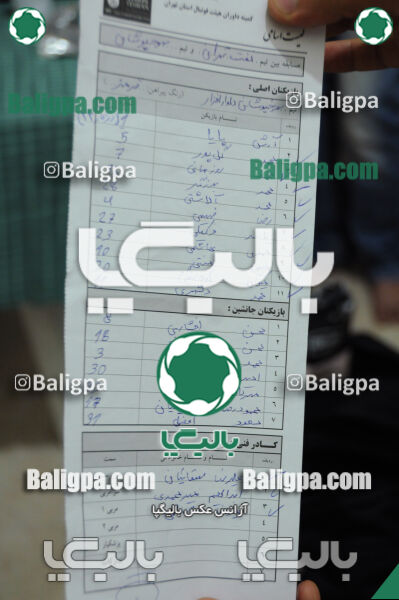 نفت تهران ۰ - ۰ سرخ پوشان