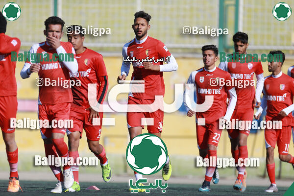 جلسه تمرینی تیم فوتبال امید البدر