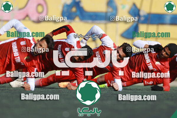 جلسه تمرینی تیم فوتبال امید البدر