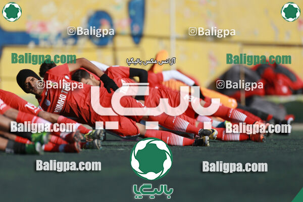 جلسه تمرینی تیم فوتبال امید البدر