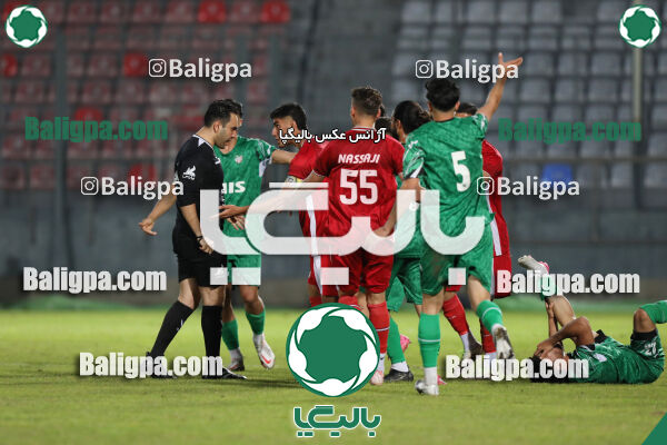 نساجی مازندران ۱ - ۲ ایمان سبز