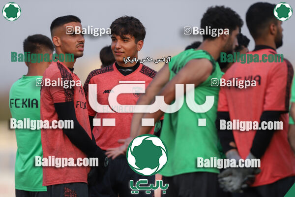جلسه تمرینی تیم فوتبال کیا