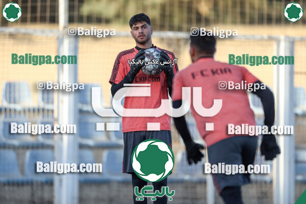 جلسه تمرینی تیم فوتبال کیا