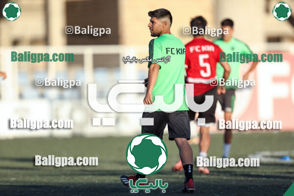جلسه تمرینی تیم فوتبال کیا