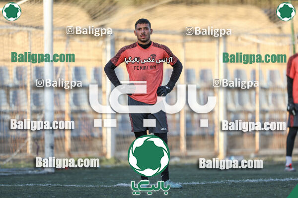 جلسه تمرینی تیم فوتبال کیا