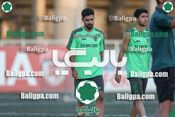 جلسه تمرینی تیم فوتبال کیا