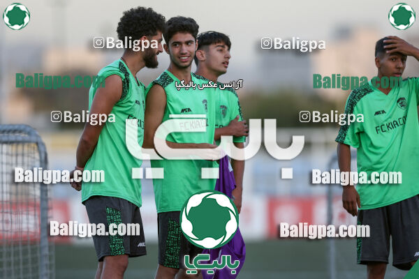 جلسه تمرینی تیم فوتبال کیا