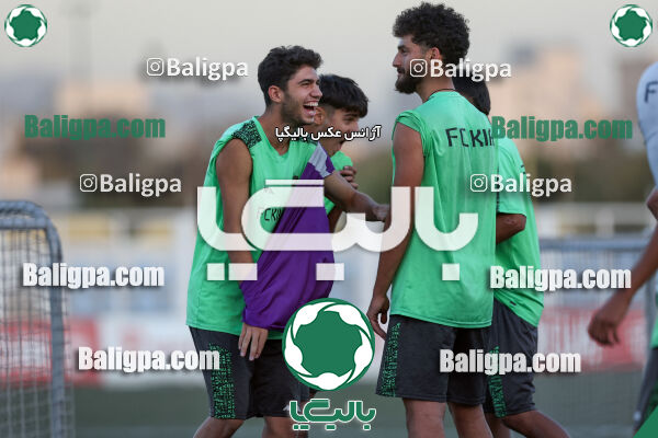 جلسه تمرینی تیم فوتبال کیا