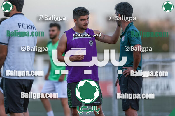 جلسه تمرینی تیم فوتبال کیا
