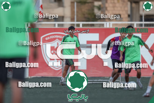 جلسه تمرینی تیم فوتبال کیا