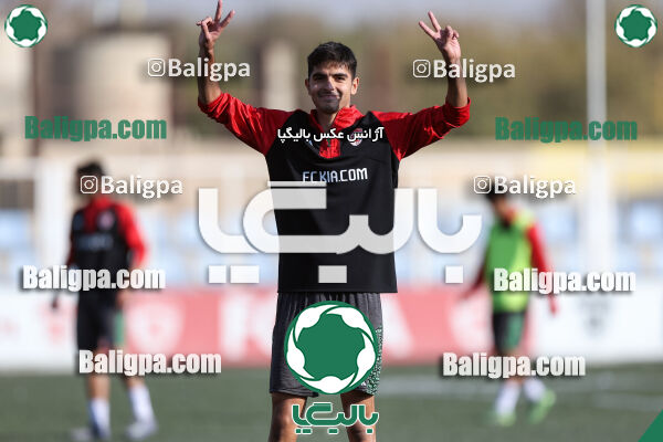 جلسه تمرینی تیم فوتبال کیا