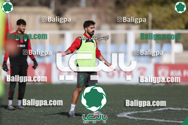 جلسه تمرینی تیم فوتبال کیا