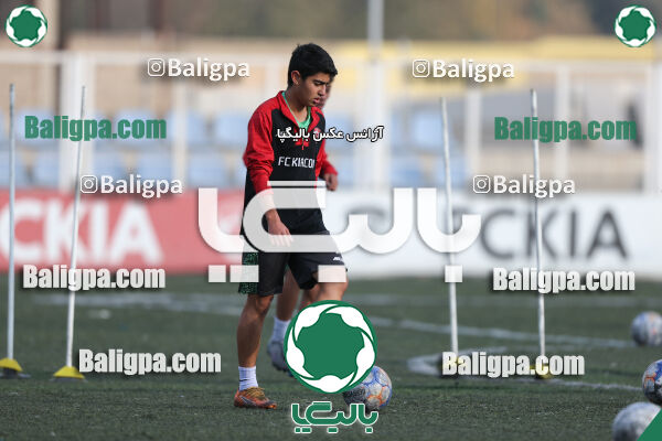 جلسه تمرینی تیم فوتبال کیا