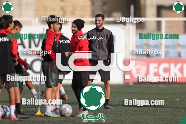 جلسه تمرینی تیم فوتبال کیا