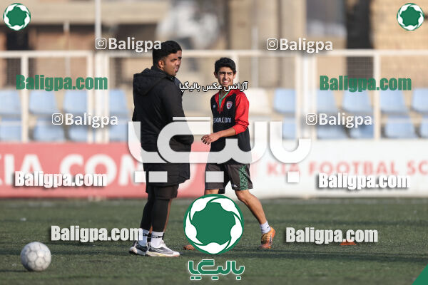 جلسه تمرینی تیم فوتبال کیا